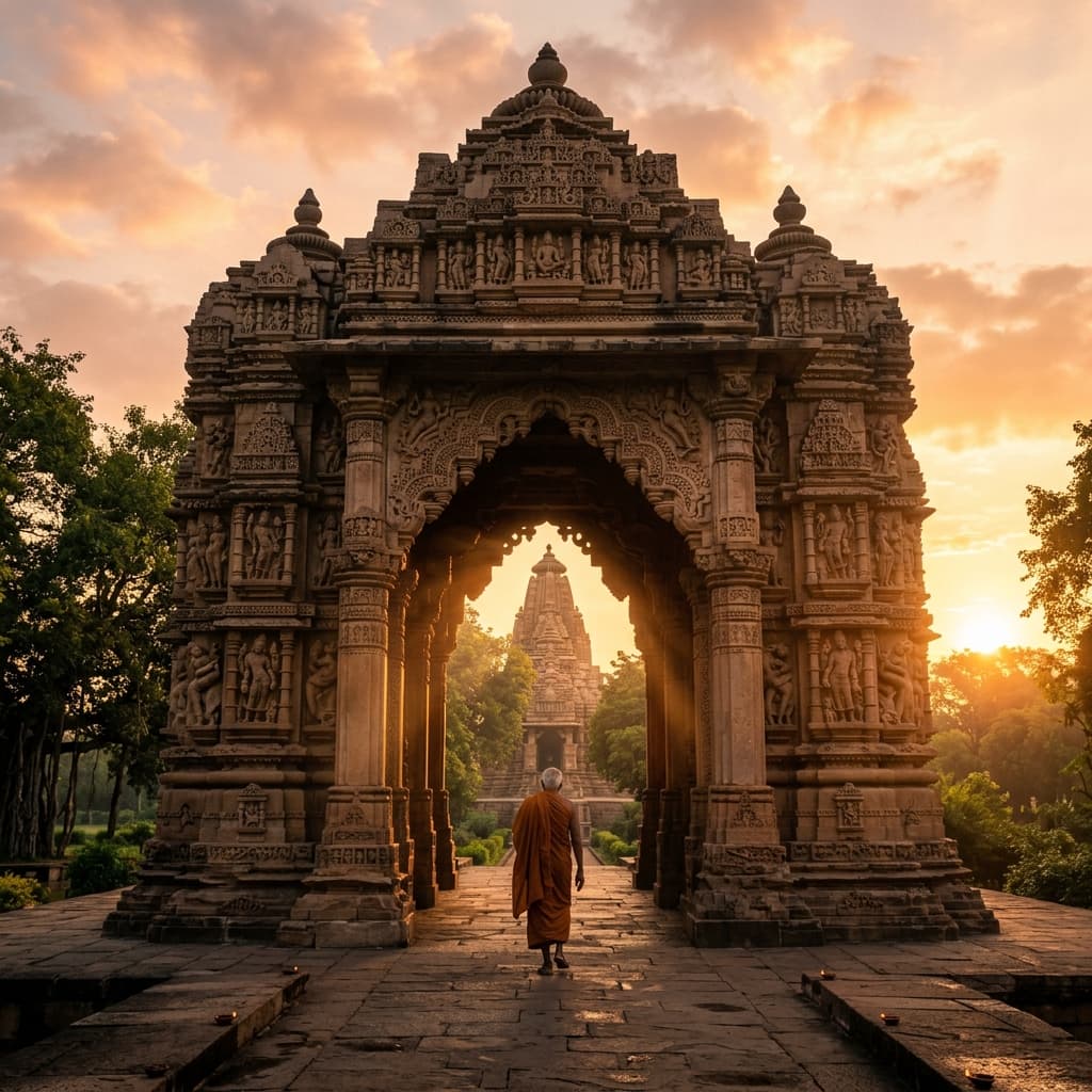 Temple Background